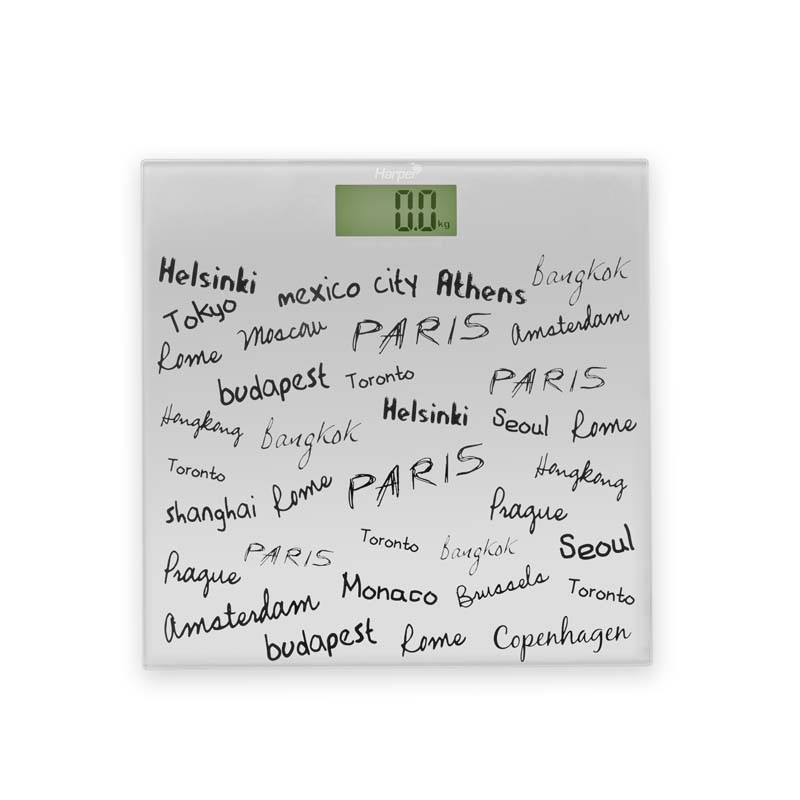 Pèse personne extra slim HWS50 gris Harper