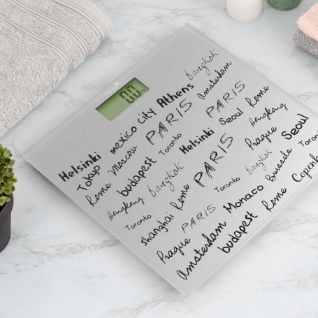 Pèse personne extra slim HWS50 gris Harper