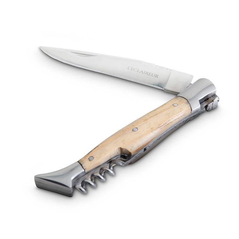 COUTEAU BOIS GENEVRIER MODELE BARMAN BOIS GENEVRIER