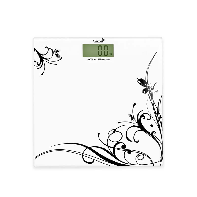 Pèse personne extra slim écran digital PEARL2 blanc Harper