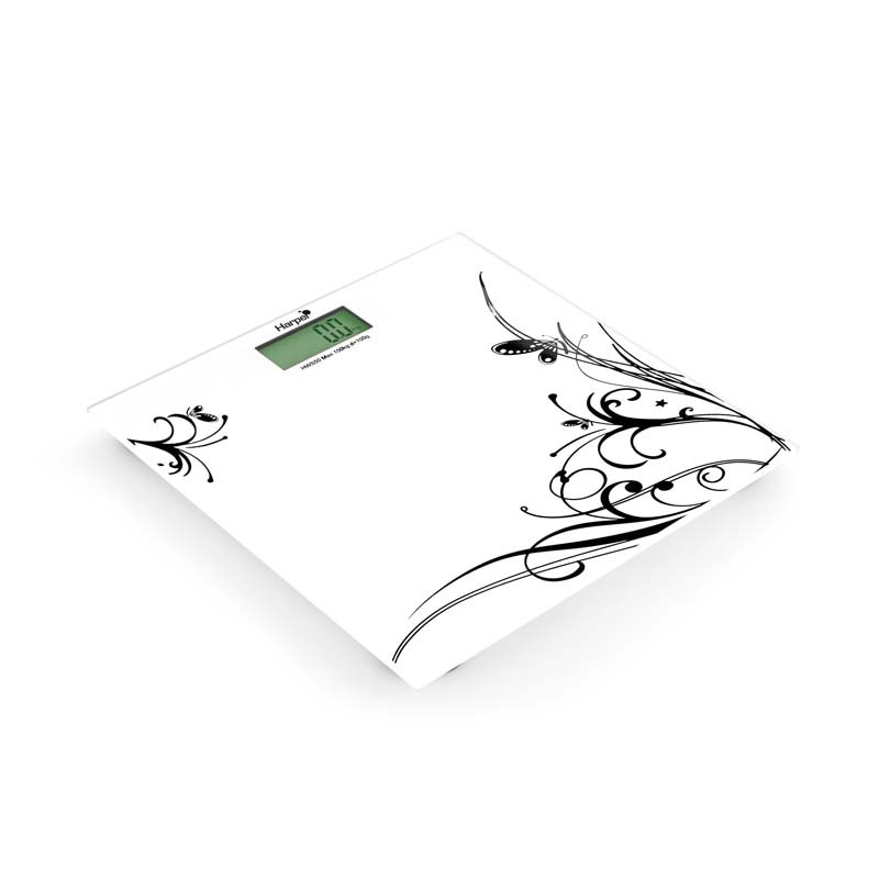 Pèse personne extra slim écran digital PEARL2 blanc Harper