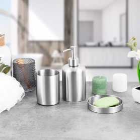 Set salle de bain 3 pièces inox SDB3 Harper 2