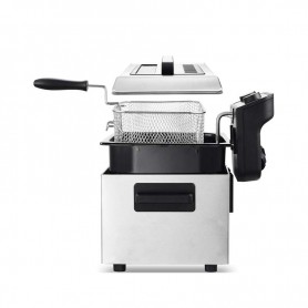 Friteuse semi-pro en inox 5L 3 paniers K-FRY XL gris Kitchencook 2