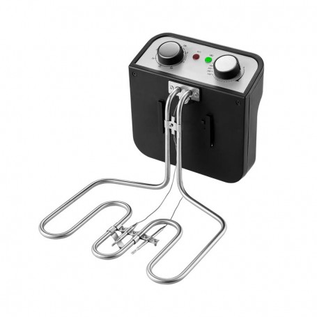 Friteuse semi-pro en inox 5L 3 paniers K-FRY XL gris Kitchencook