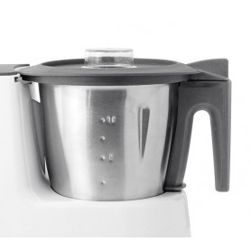 BOL AVEC COUVERCLE ET VERRE MESUREUR COMPATIBLE AVEC LE ROBOT MULTIFONCTION CHAUFFANT CUISIO REVERSE