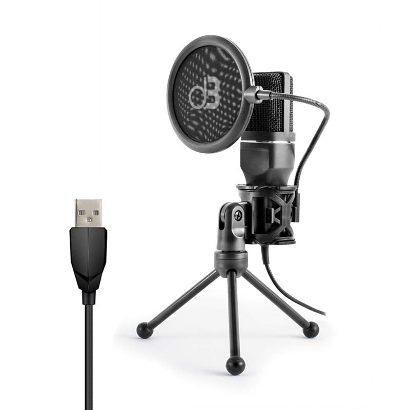 Microphone studio à condensateur avec directivité cardioïde MIC250