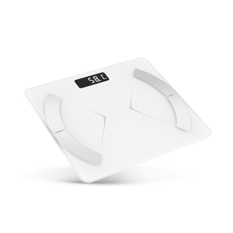 Pèse personne connecté 13 données corporelles IFIT blanc Yoghi