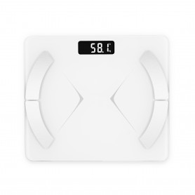 Pèse personne connecté 13 données corporelles IFIT blanc Yoghi 2