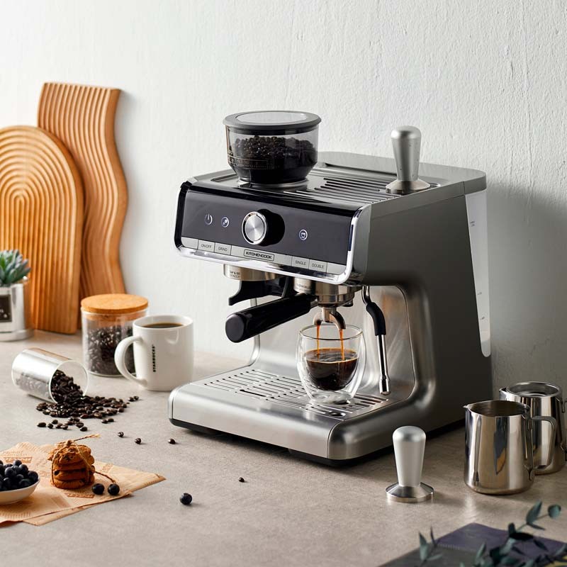 Machine à expresso avec broyeur professionnel HOME BISTRO Kitchencook