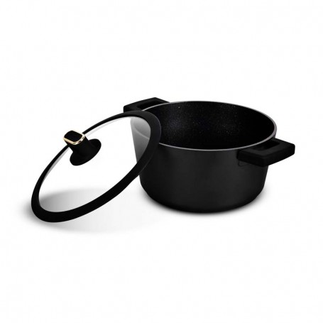 Faitout 24cm fonte d'aluminium anti adhésif TFI BRASS Kitchencook