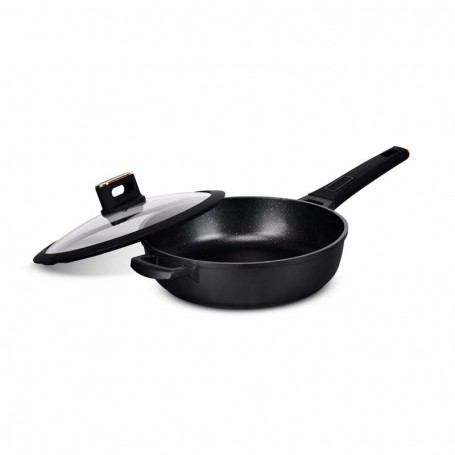 Sauteuse 24cm fonte d'aluminium anti adhésif TFI BRASS Kitchencook