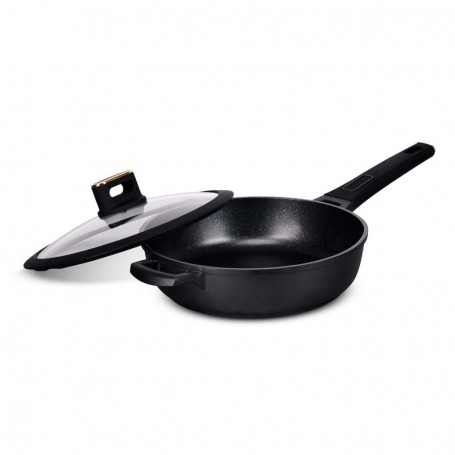 Sauteuse 28cm fonte d'aluminium anti adhésif TFI BRASS Kitchencook