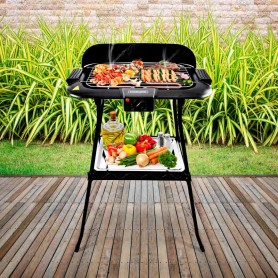 Barbecue électrique sur pieds avec thermostat réglable XBBQ36 Kitchencook 2
