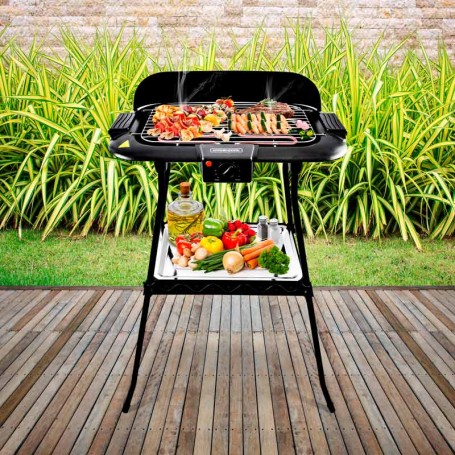 Barbecue électrique sur pieds avec thermostat réglable XBBQ36 Kitchencook