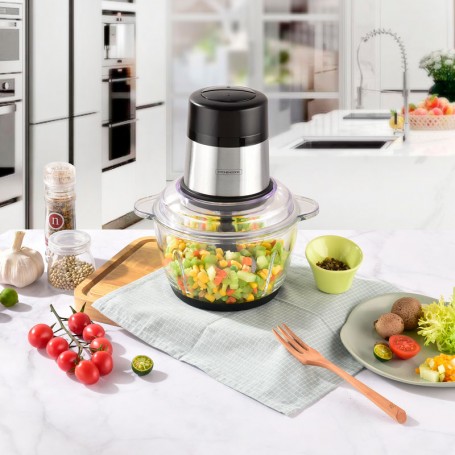 Hachoir électrique 2L avec lames en inox MIXPOD2000 inox Kitchencook