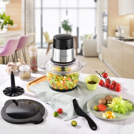 Hachoir électrique 2L avec lames en inox MIXPOD2000 inox Kitchencook