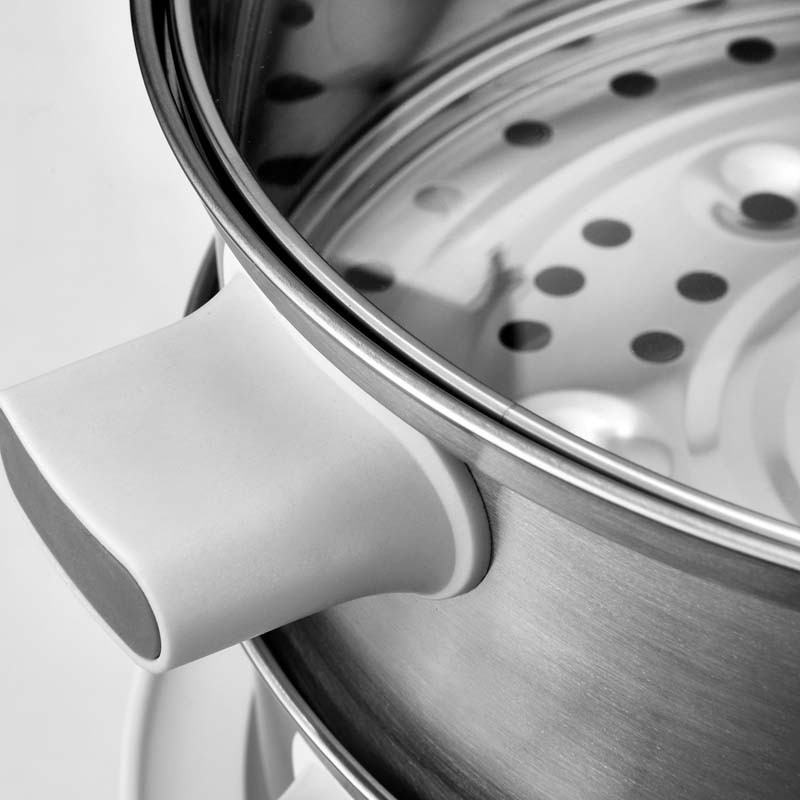 Cuiseur vapeur & couscoussier inox avec livre de recettes MULTISTEAM9 Kitchencook