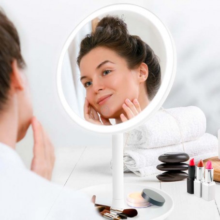 Miroir bluetooh LED avec micro et haut parleur BE LITE Yoghi