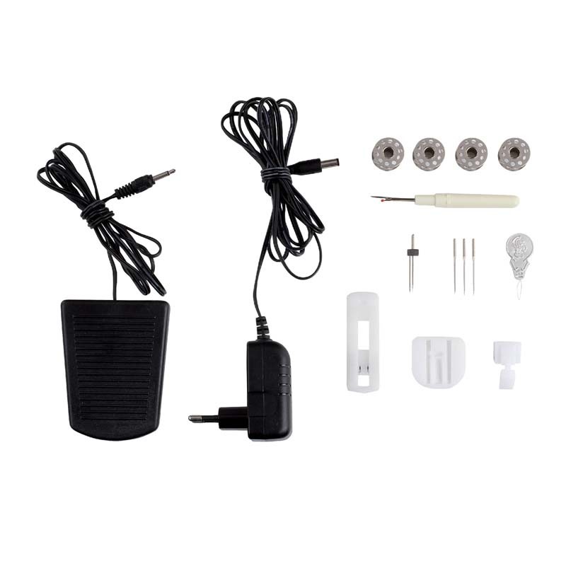 MACHINE A COUDRE AVEC 14 POINTS AJUSTABLES AVEC ELAIRAGE LED ET ACCESSOIRES OFFERTS MAC3POP DE HARPER