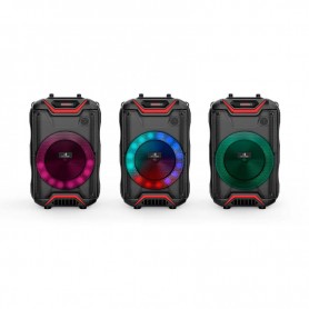 Enceinte LED bluetooth avec jeu de lumière et micro BOOMLED Dynabass 2