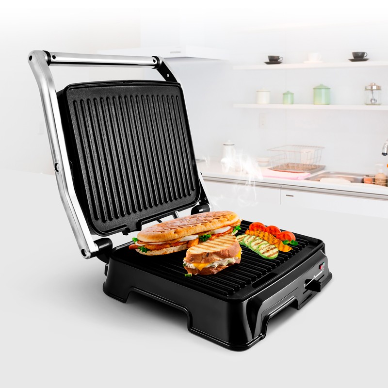 Grille viande avec thermostat réglable XGRILL Harper gris