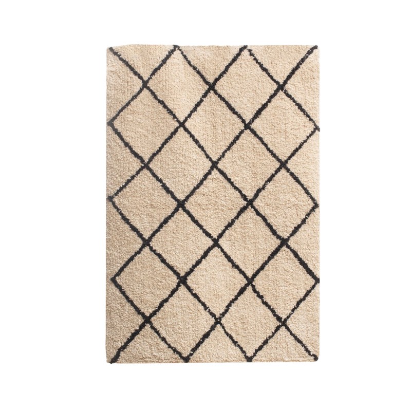 Tapis de bain en coton moelleux et absorbant 50x75 cm
