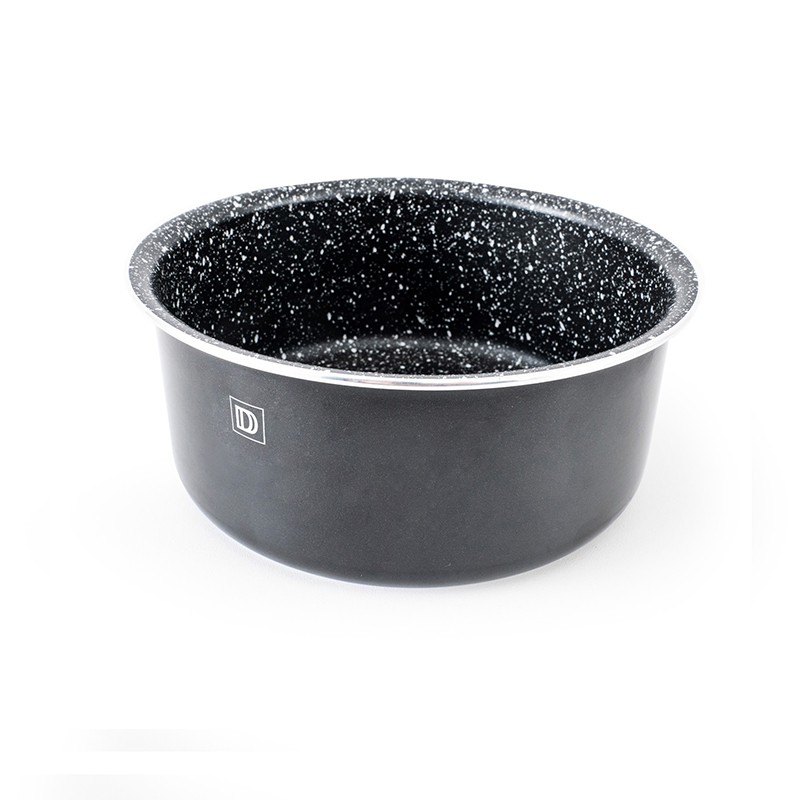 Casserole aluminium 20cm TFI GENESIS noir Durand Dupont