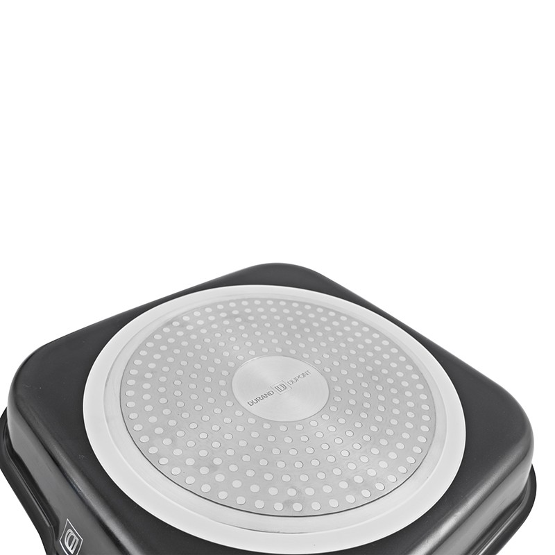 Grill aluminium 24cm TFI GENESIS noir Durand Dupont