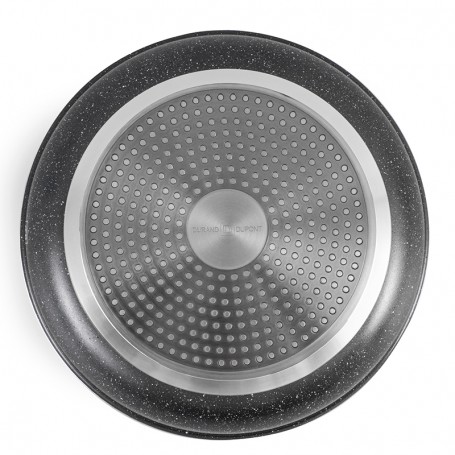 Poêle aluminium 28cm TFI GENESIS gris Durand Dupont