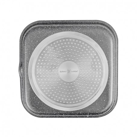 Grill aluminium 24cm TFI GENESIS gris Durand Dupont