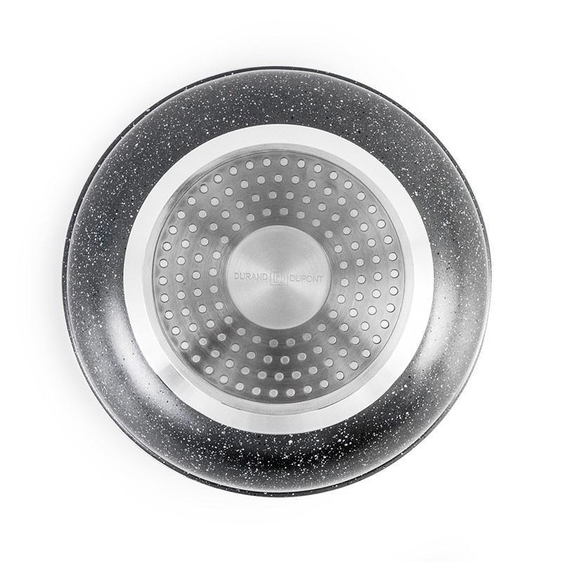 Wok aluminium 24cm TFI GENESIS gris Durand Dupont