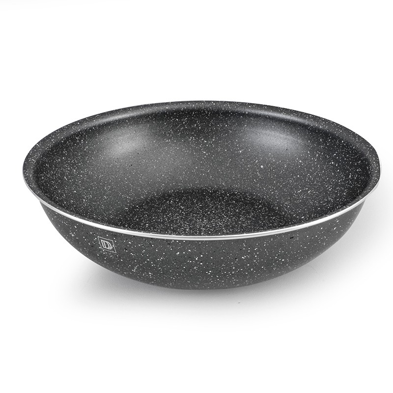 Wok aluminium 24cm TFI GENESIS gris Durand Dupont