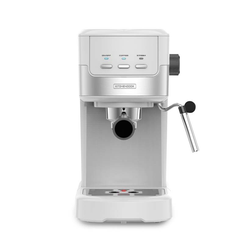 Machine à expresso moulu et dosette 20 bars COLORMOST Kitchencook blanc