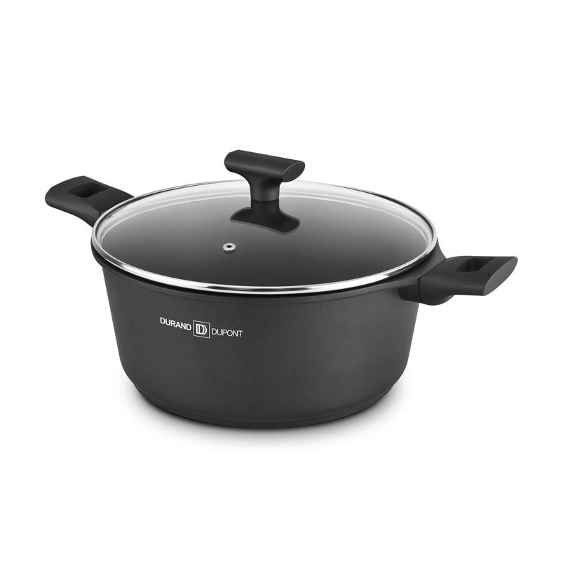 FAITOUT FONTE D'ALUMINIUM 24 CM AVECCOUVERCLE MODELE ARTIST FT24TFI