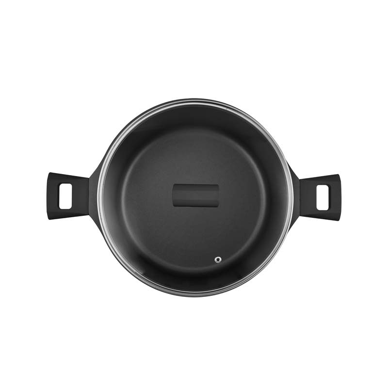 FAITOUT FONTE D'ALUMINIUM 24 CM AVECCOUVERCLE MODELE ARTIST FT24TFI