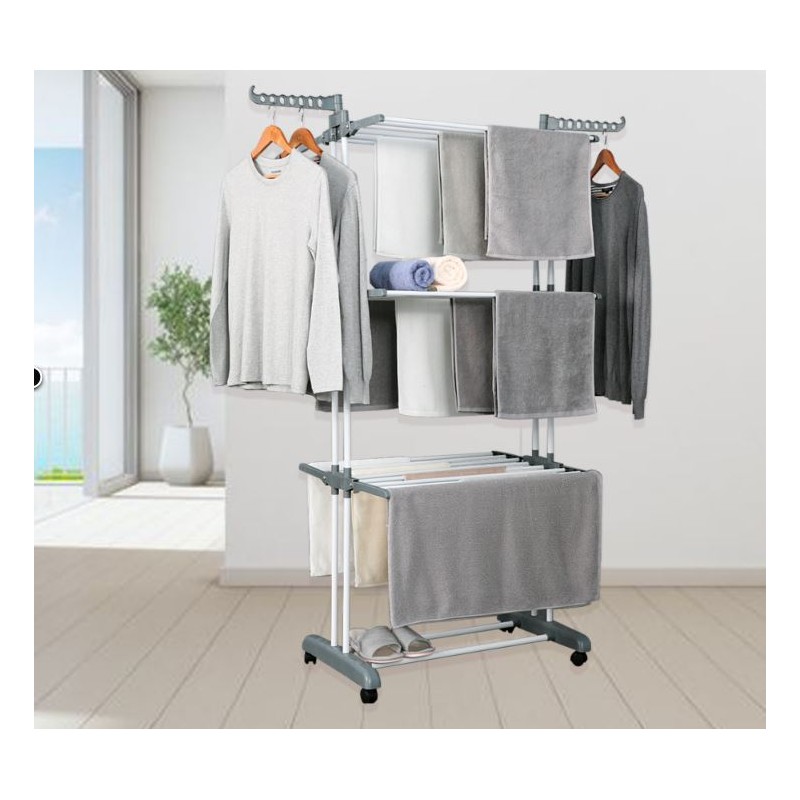 Etendoir 20 mètres d'étendage en inox EX20