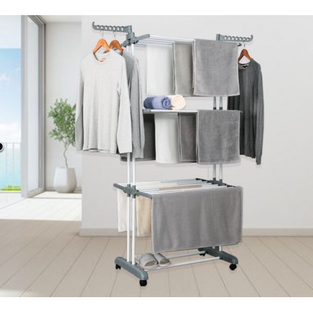 Etendoir 20 mètres d'étendage en inox EX20