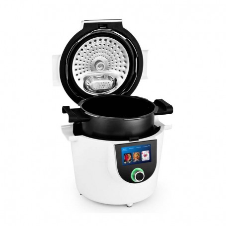 Autocuiseur intelligent connecté avec recettes LEO blanc Kitchencook