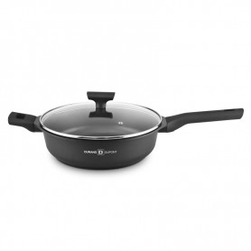 SAUTEUSE FONTE D'ALUMINIUM 24 CM AVEC COUVERCLE MODELE ARTIST ST24TFI 2