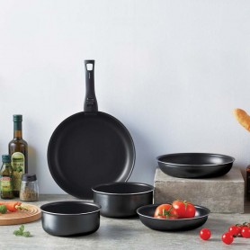 Batterie de cuisine aluminium anti adhésif 6PCS TFI DEEP6 KITCHENCOOK 2