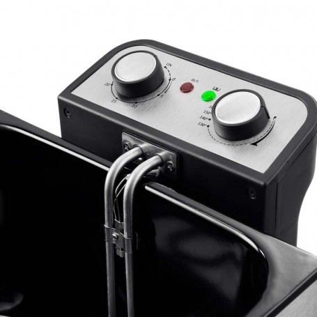 Friteuse Semi-Pro 3000w 5l Avec Fenêtre En Verre K-FRY XL INOX - Reconditionné