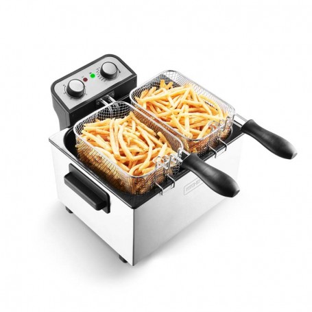 Friteuse Semi-Pro 3000w 5l Avec Fenêtre En Verre K-FRY XL INOX - Reconditionné