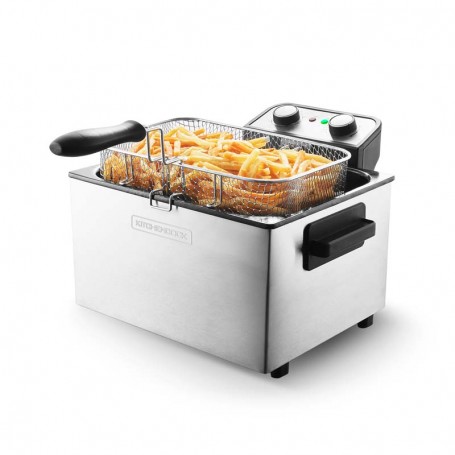 Friteuse Semi-Pro 3000w 5l Avec Fenêtre En Verre K-FRY XL INOX - Reconditionné
