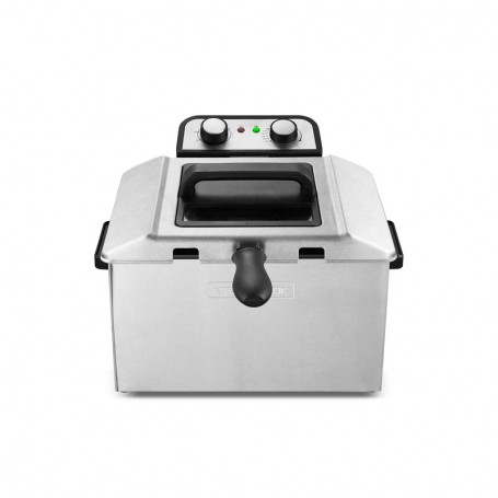 Friteuse Semi-Pro 3000w 5l Avec Fenêtre En Verre K-FRY XL INOX - Reconditionné