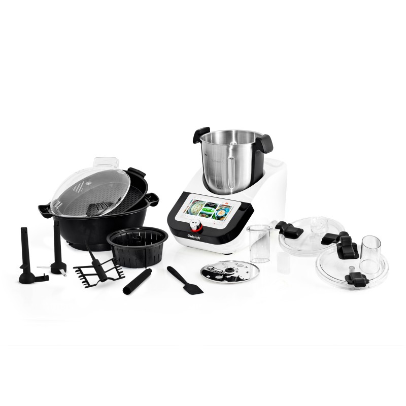 ROBOT CUISEUR MULTIFONCTION CONNECTÉ 1400W 12 VITESSES ET ECRAN TACTILE 7 POUCES CUISIOXCONNECT BY KITCHENCOOK - Reconditionné