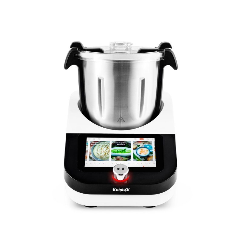 ROBOT CUISEUR MULTIFONCTION CONNECTÉ 1400W 12 VITESSES ET ECRAN TACTILE 7 POUCES CUISIOXCONNECT BY KITCHENCOOK - Reconditionné