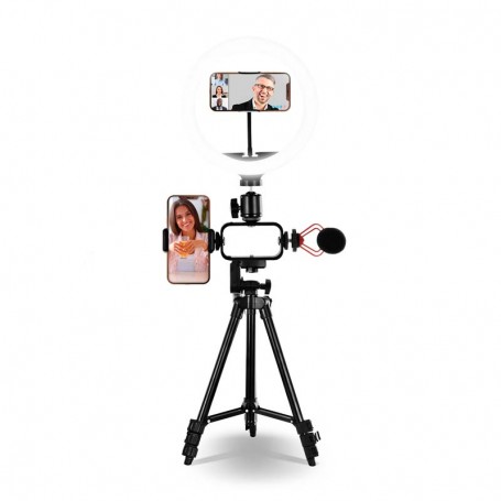 Trépied Vlogging Kit Avec Anneau Lumineux Livestreaming VLOG 550 - Reconditionné