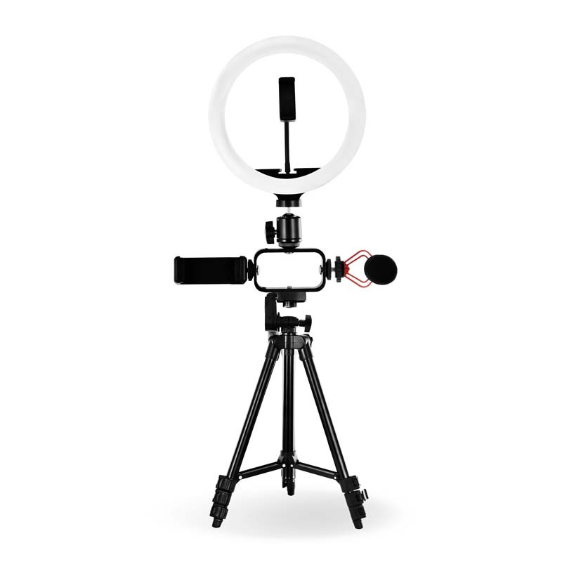 Trépied Vlogging Kit Avec Anneau Lumineux Livestreaming VLOG 550 - Reconditionné