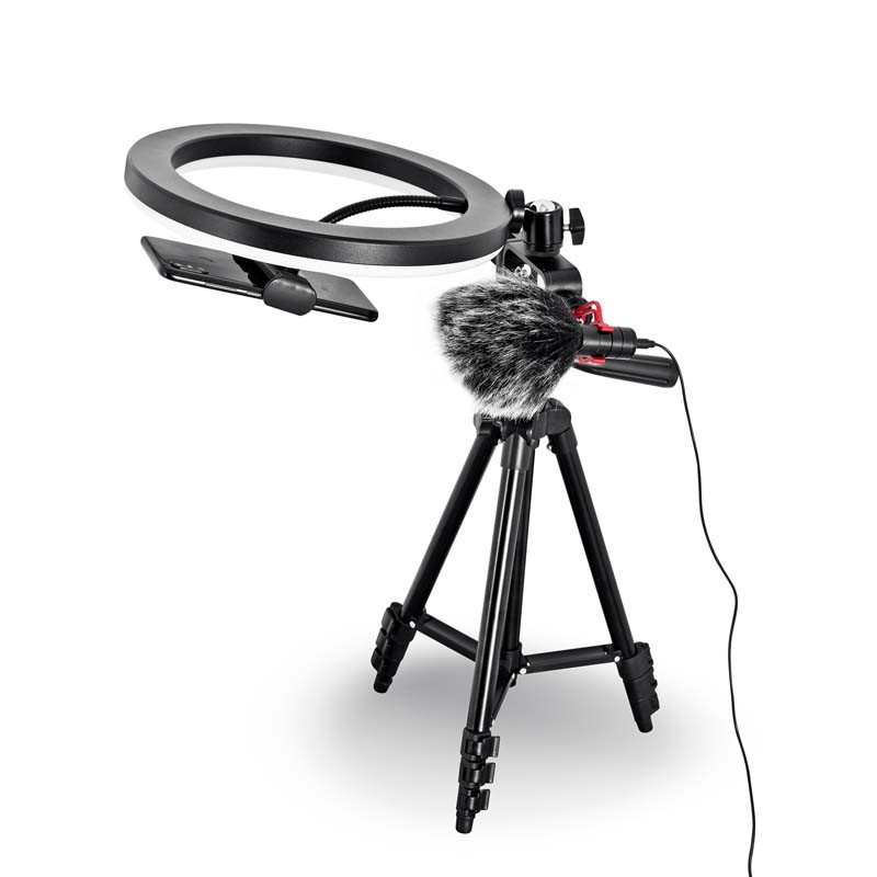 Trépied Vlogging Kit Avec Anneau Lumineux Livestreaming VLOG 550 - Reconditionné