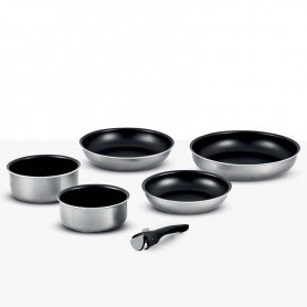 Batterie De Cuisine 6pcs Aluminium Avec Poignée Amovible TFI FEEL6G - Reconditionné 2
